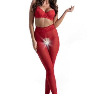 Amour Sexy collant aperti modello Nymph Red 30 denari
