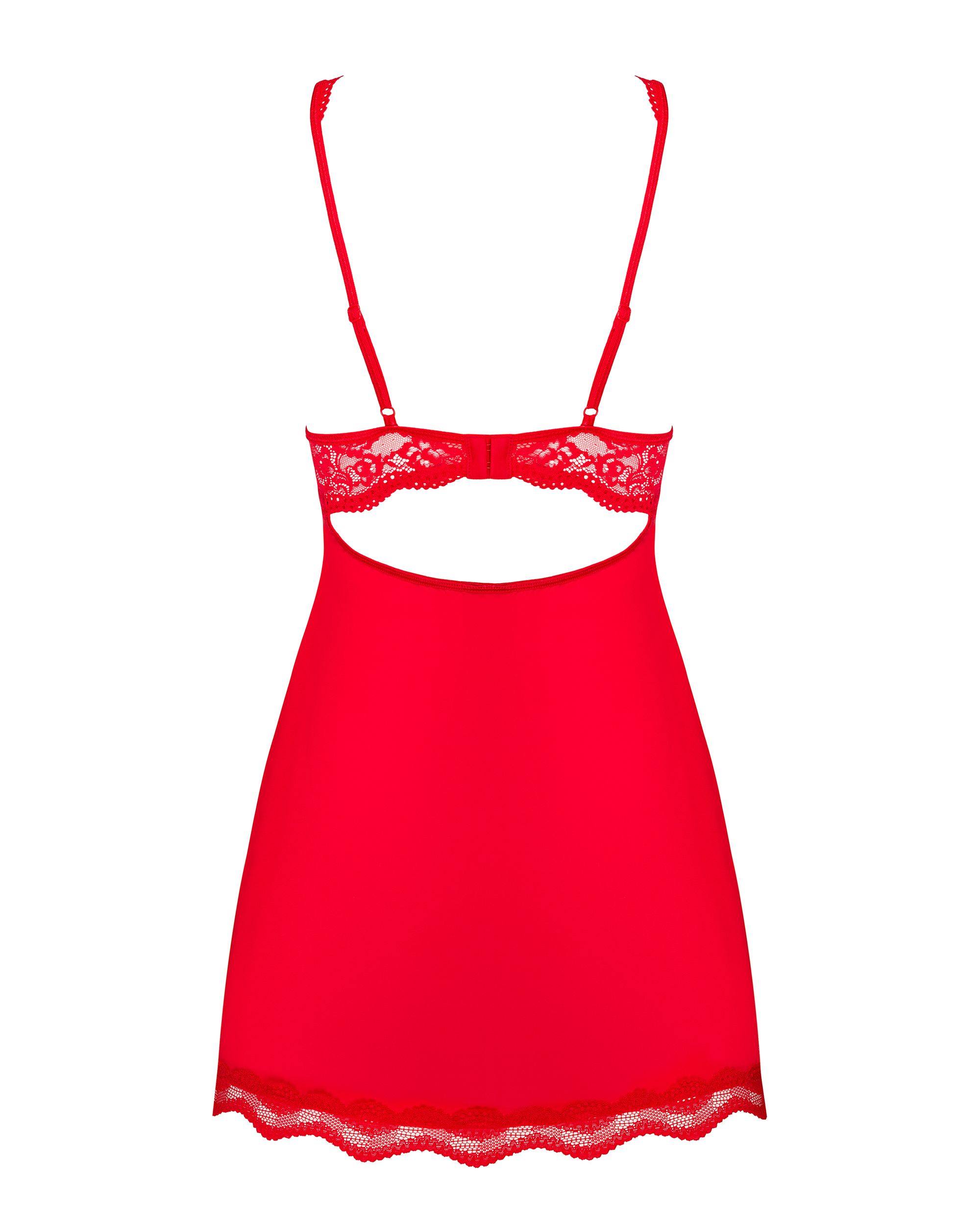 Obsessive Lingerie: Luvae sexy babydoll rosso con perizoma - immagine 7