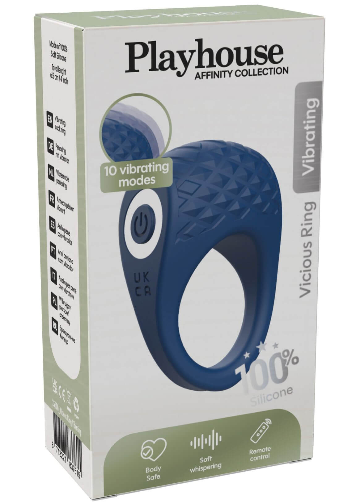 Anello vibrante con telecomando e 10 modalità – Vicious Ring - immagine 3