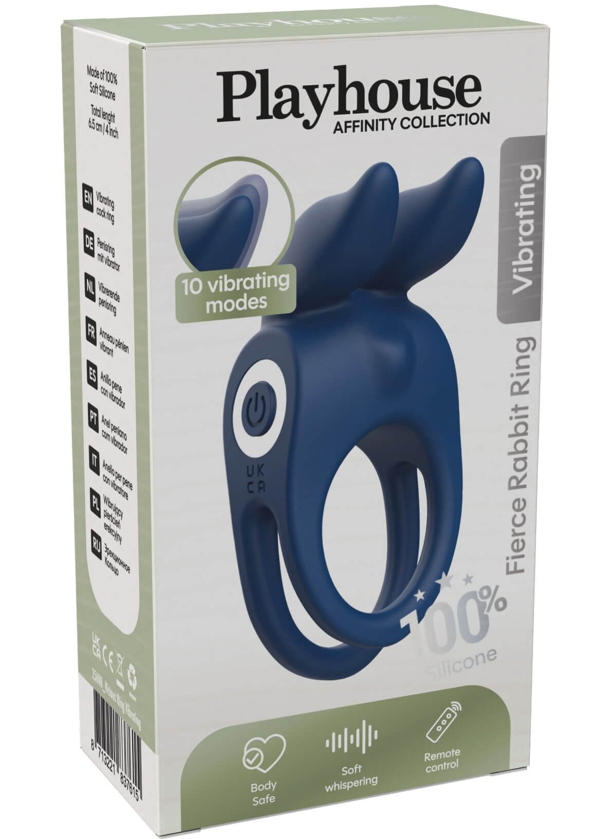 Anello vibrante con orecchie rabbit e telecomando – Fierce Ring - immagine 3