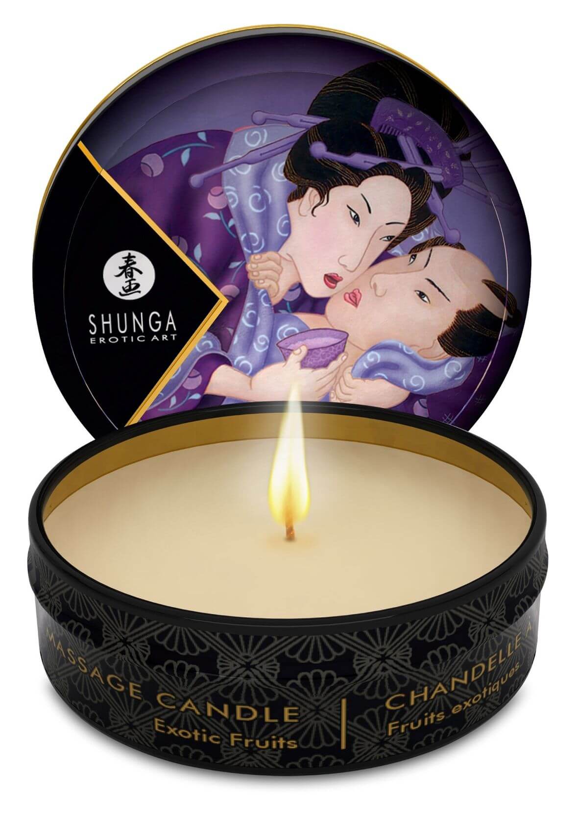 Candela da massaggio Shunga – Oli naturali 5 fragranze - immagine 5