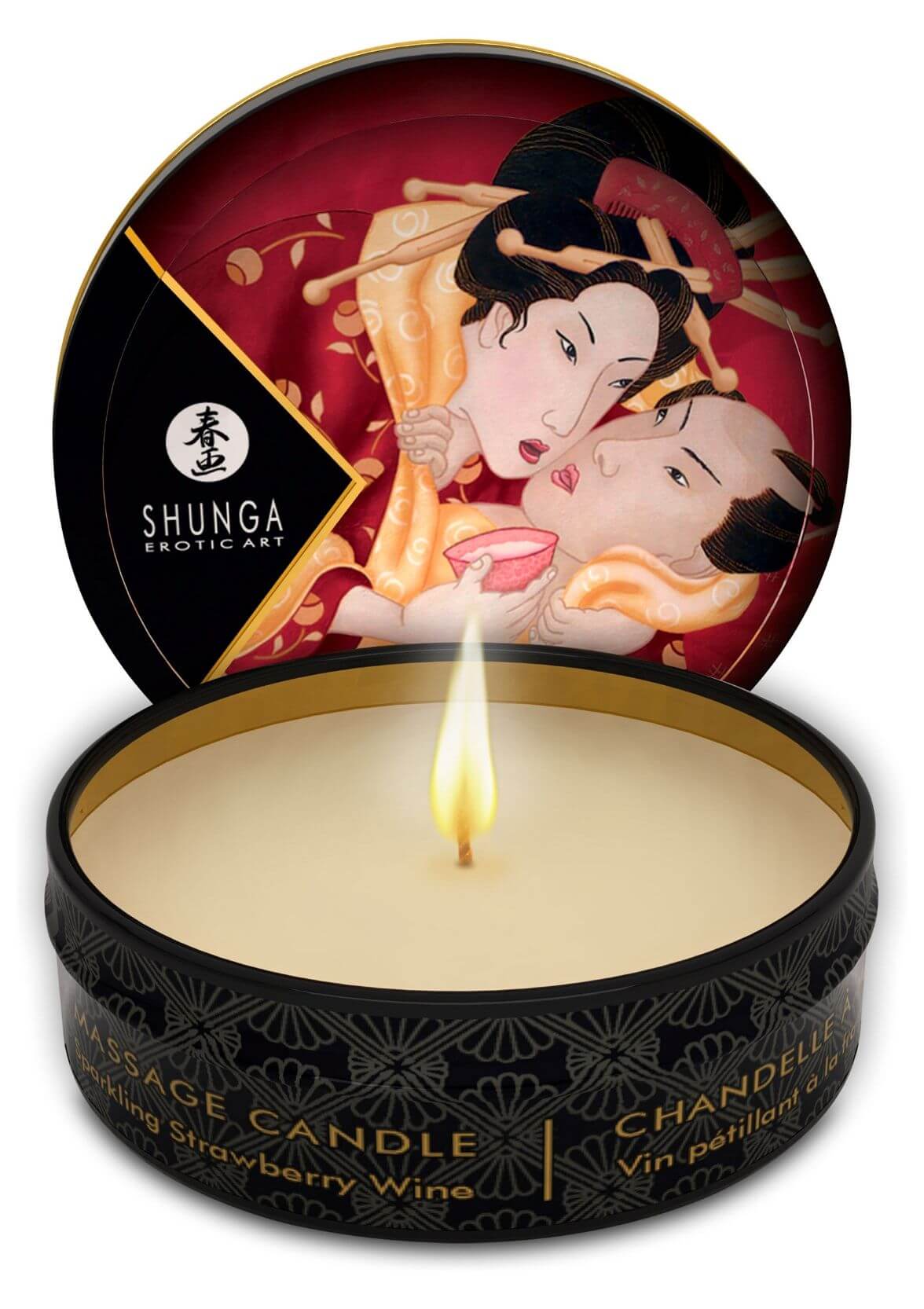 Candela da massaggio Shunga – Oli naturali 5 fragranze - immagine 6