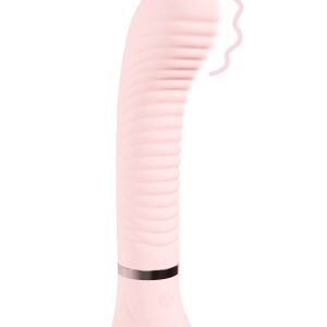 Vibratore punto G Divine rosa in silicone ricaricabile Loveline