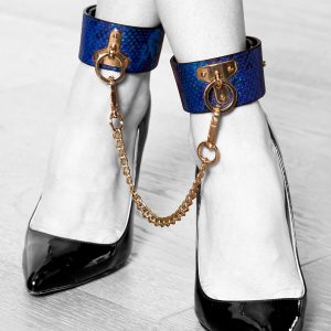 Cavigliere blu con effetto iridescente – Florence Collection