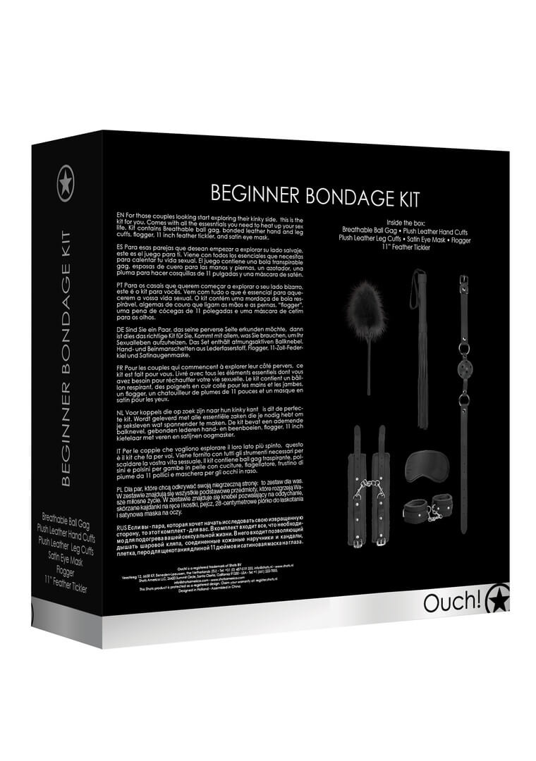 Beginners Bondage Kit completo con accessori essenziali - immagine 5