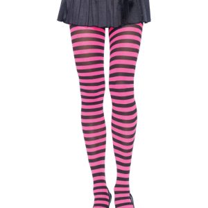 Collant a righe orizzontali in 12 colori
