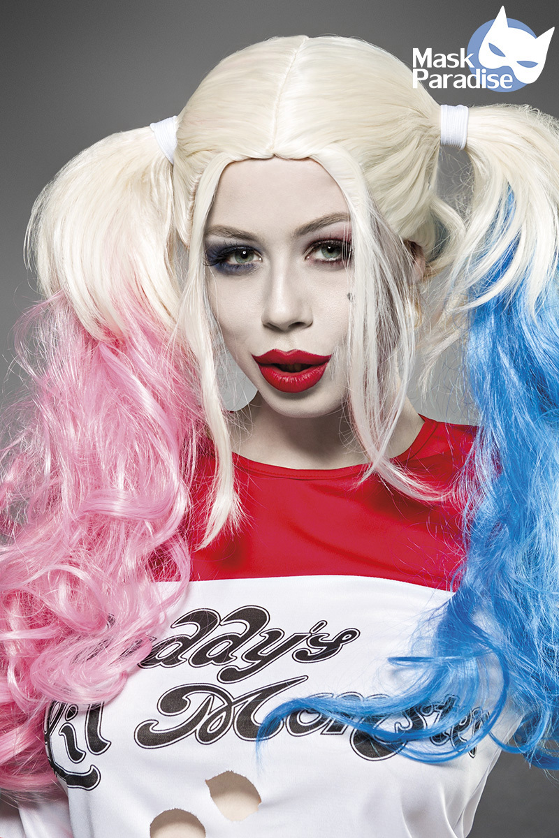 Parrucca da Harley Quinn - immagine 3
