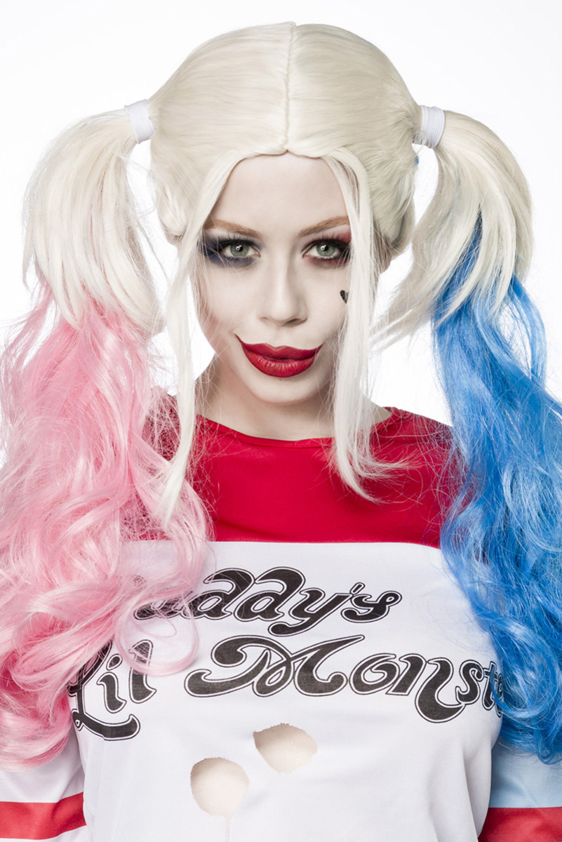 Parrucca da Harley Quinn