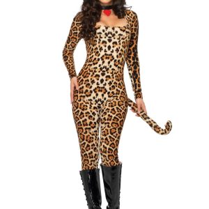 Leg Avenue Lingerie: costume leopardato tre pezzi