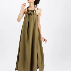 ABITO LUNGO IN COTONE