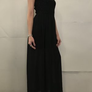 ABITO LUNGO CON CORPETTO IN PIZZO Art. 0105H – HELLEN BARRETT