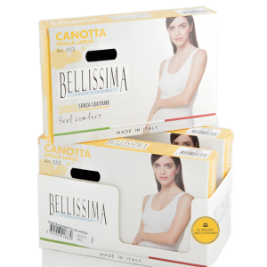 BELLISSIMA 053 CANOTTA SPALLA LARGA