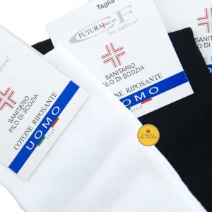 3 Calza Corta sanitaria Filo di Scozia