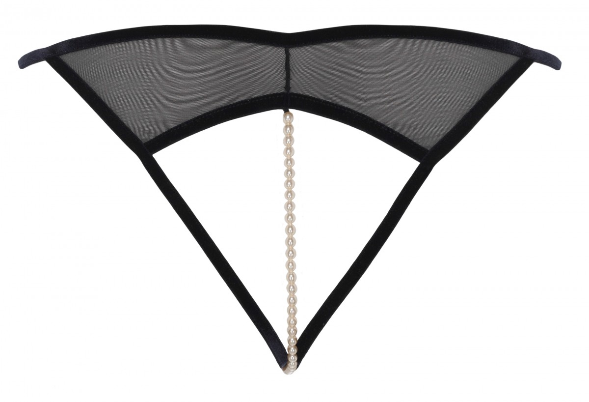 Bracli Lingerie: Kyoto G-String pearl black - immagine 4