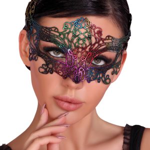 LivCo Corsetti Lingerie: maschera in pizzo arcobaleno