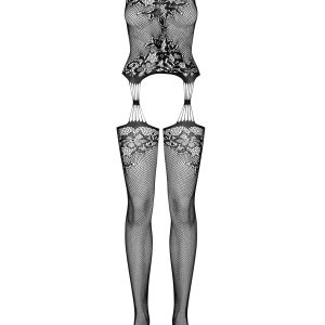 Obsessive Lingerie: F221 bodystocking aperta all’inguine