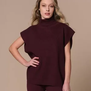 Gilet In Maglia Pepita