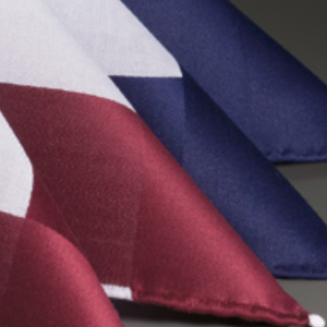 Fazzoletto Bordo Blu O Bordeaux Uomo Lehner