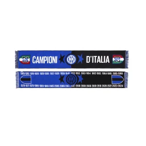 INTER - SCIARPA JACQUARD CELEBRATIVA SCUDETTO 2024