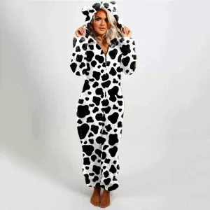 Pigiama Pile Donna Mucca - Divertimento Originale