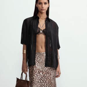 Camicia a righe manica corta – Gaelle Paris