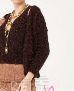 Cardigan in lurex 4318042- PHO Firenze