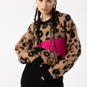 Maglia girocollo animals patchwork leo FGTW3267 – 4Giveness