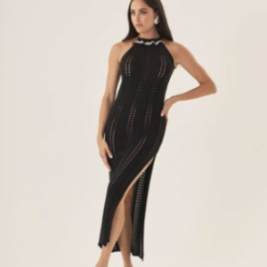 Abito lungo con spacco 4319035 – PHO Firenze