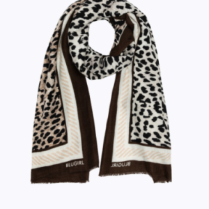 Stola animalier in viscosa e lana S00848 – L1092 – Blugirl