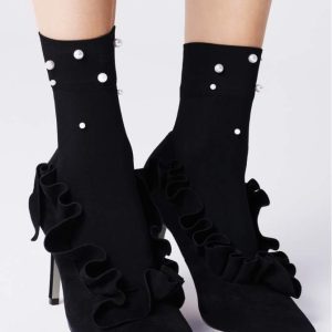 Calzini 60 denari decorati da perline